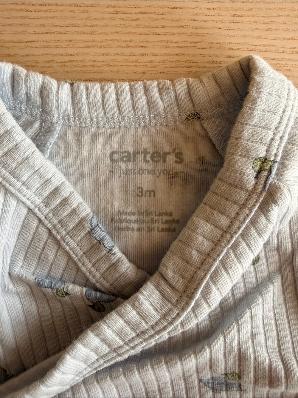 Carter's Blue Ribbed Baby Set - Picture 2 of 2